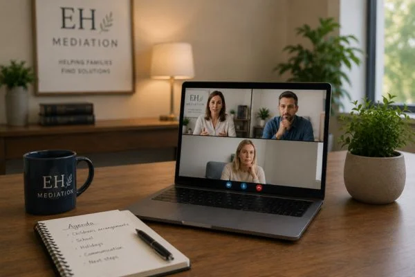 child access mediation Gloucestershire online meeting.